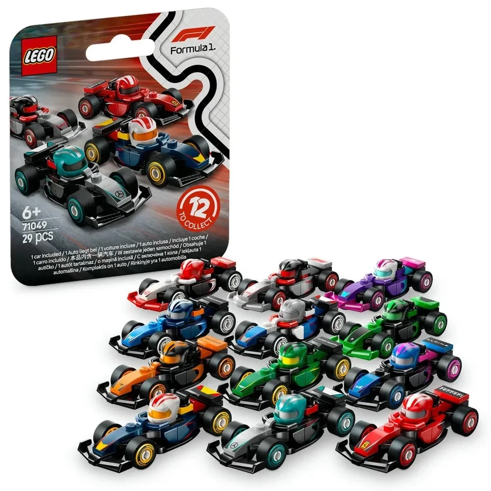 LEGO 71049 Formula 1 Collectible Mini Cars CMF Series | Choose Your Favourite