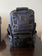 TUMI Alpha Bravo Sheppard Leather Backpack Na...