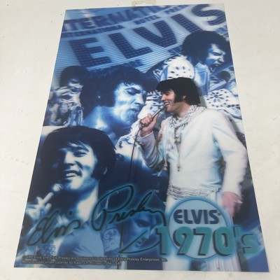 3-D ELVIS PRESLEY 70s 3D LENTICULAR Poster