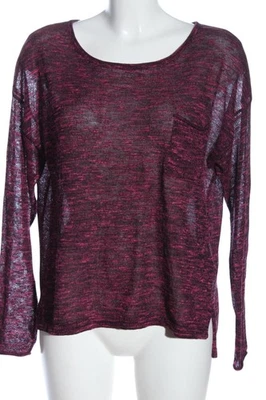 H&M DIVIDED Pull en maille fine Dames Pull T EU 38 rose-noir style décontracté - Photo 1/4