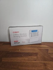 DSC WS9LCDWF9 2 Way Wireless LCD PowerG Arming Station Keypad White 