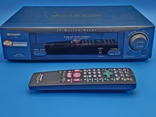SHARP VC-H982U VCR VHS Player 4-Head Hi-Fi Stereo With Remote TESTED
