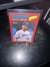 2026 Topps Heritage - Eury Perez #18 Red Border