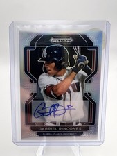2022 Prizm Draft Picks Gabriel Rincones Base Silver Auto Rookie Card #PDP93