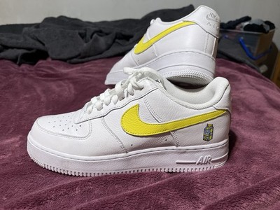 Nike Air Force 1 Low Lyrical Lemonade White/Yellow Low Top Sneakers DN4162-981