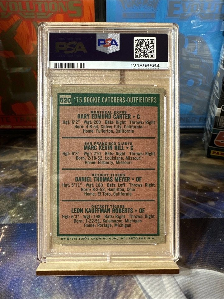 1975 Topps - 1975 Rookie Catchers-Outfielders Gary Carter, Dan Meyer, Leon... Foto 2 de 2