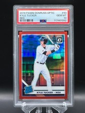 Kyle Tucker 2019 Panini Donruss Optic Rated Rookie Red Prizm /60 PSA 10 Pop 3