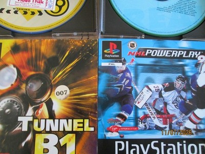 PSX 1 Playstation Tunnel B1 + NHL Powerplay ''98 - 2er Pack  siehe Foto´s FSK6