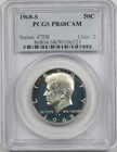 1968-S 50C PCGS PR 68 Cameo Kennedy Half Dollar