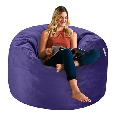 Bean Bag Chair 3Ft Luxurious Velvet Ultra Soft Fur with High Rebound Memory 