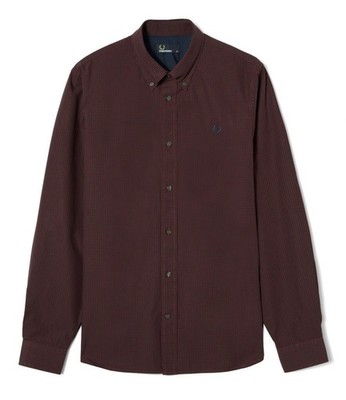 Mens Ginghim Botton Down Fred Perry Shirt