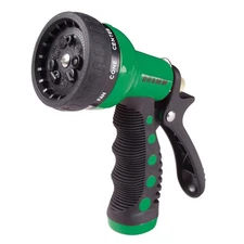 Revolver Heavy Duty 9 Pattern Quick Click Adjustable Garden Hose Spray Nozzle...
