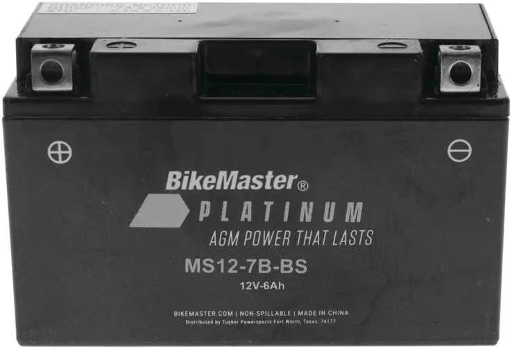 Batería Bikemaster Ms12-7B-Bs Suzuki Drz400E/S/Sm 00-13 Agm Platinum Ii 78-0739 Foto 2 de 4