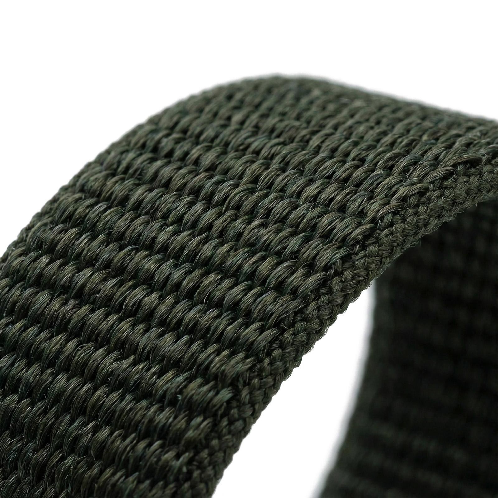 Cinturino smartwatch per Samsung Galaxy Watch5 44 mm cinturino nylon tessuto chiusura a strappo verde foto 5