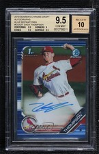 2019 Bowman Draft Chrome Pick Blue Refractor /150 Zack Thompson BGS 9.5 Auto ya6