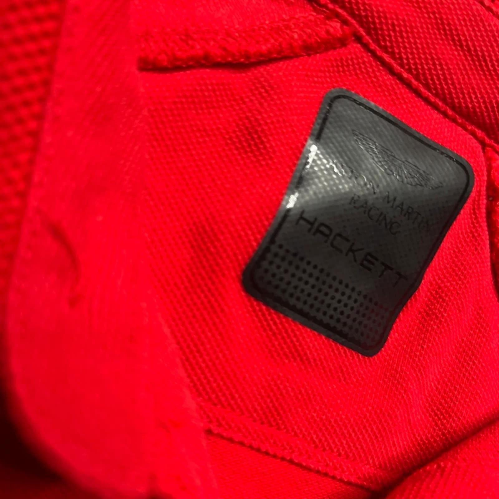 Hackett Aston Martin Racing Red Men’s Polo Shirt | M image 4