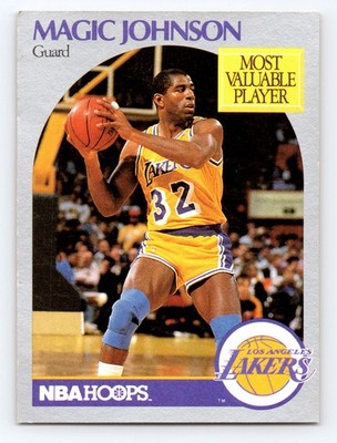 1990 Hoops Team Night Los Angeles Lakers #157 Magic Johnson