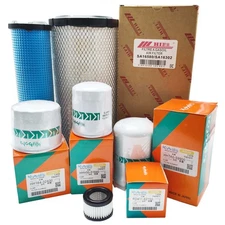 New Complete Filter Service Kit for Kubota SVL95-2S SVL95-2SC S/N 32601 & Below
