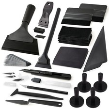 Vinyl Wrap Tool Kit for Car Window Tint Installation with Magnet Holder, Rubb...