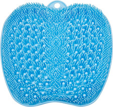 Larger Foot Scrubber Mat with Non-Slip Suction Cups- Cleans, Smooths, Exfolia...