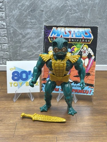Mer-Man 100% Complete He-Man Masters of the Universe MOTU 1984 Vintage Action