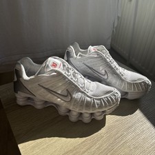 Nike Shox TL Weiß Metallic Silver Größe 40