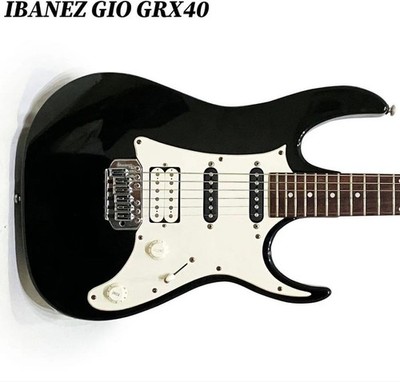 Ibanez GIO GRX40 Black Electric Guitar Stratocaster Style Beginner