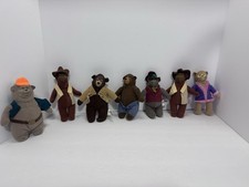7 Piece Lot Disney The Country Bears McDonalds Plush Happy Meal Toys Lot