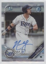 2019 Bowman Chrome Prospect Auto Refractor 41/499 Nate Lowe #CPA-NL Auto 0bt4
