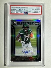 2022 Donruss Optic - Garrett Wilson #ESR-7 Elite Series Rookies Auto /99 PSA 10