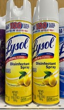 2- Lysol Disinfectant Spray, Lemon Breeze - 19oz