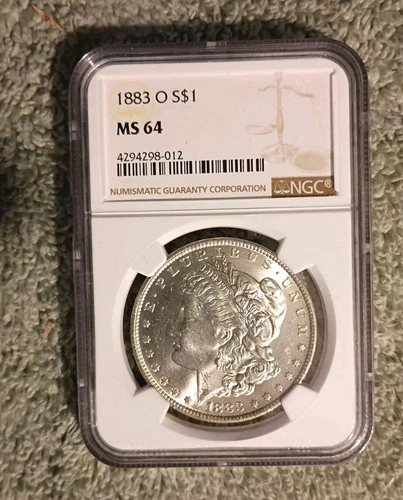 1883-O Morgan Silver Dollar NGC MS-64