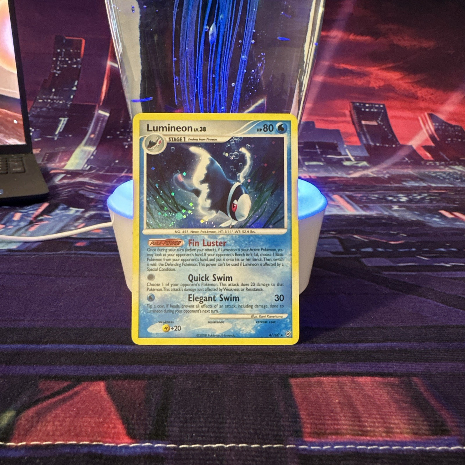 Pokemon TCG Lumineon Holo Rare 4/100 - LP - Stormfront