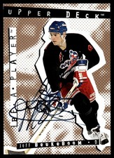 1994-95 Upper Deck Be a Player Autographs Jeff Beukeboom Auto New York Rangers