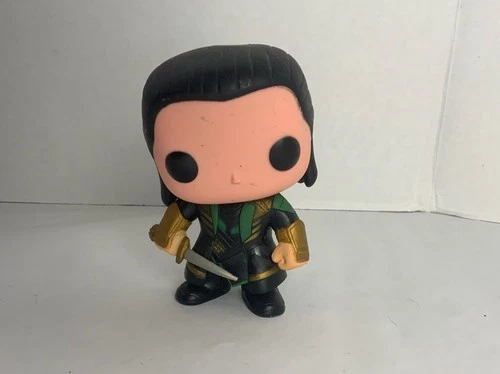 FUNKO POP!  Marvel Thor The Dark World Loki #36 Loose bobble head with spring