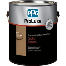 ProLuxe SIK710-140 1gal Deep Base Premium Solid Stain Wood Finish Matte