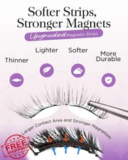 BEYELIAN Magnetic Eyelashes Kit, Natural Look, Reusable, No Glue