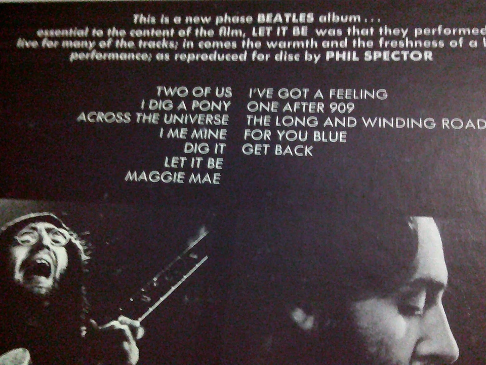 BEATLES ♣︎♣︎ LET IT BE ♣︎♣︎ UNGESPIELT / MINT RED APPLE 1st ISSUE 1970 GET BACK - Bild 2 von 4