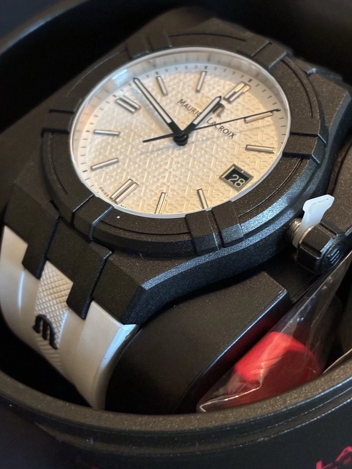 Maurice Lacroix Men's Aikon #Tide 40mm Quartz Watch AI2008 - Choice of Color - Image 3 of 4