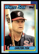 1990 Topps Carlton Fisk Chicago White Sox #420
