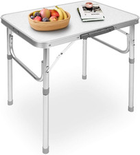 Tavolo Pieghevole Da Giardino, 1X Vassoio Da Tavolo Pieghevole Regolabile in Leg
