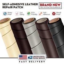 Self Adhesive Soft Durable Leather Sheet for Upholstery  Furniture Repair