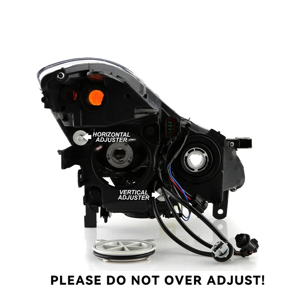 For 2008-2012 Infiniti EX35 2014-2017 QX50 Halogen Headlight Left+Right Pair — 第 4/4 张图片