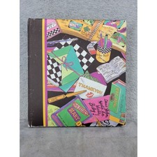 Nicole Miller CR Gibson Vintage 90s Pop Art Photo Album Magnetic Pages USA Made