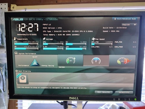 ASUS PBP67 LE Motherboard With An Intel Core i5-2500 3.30Ghz Processor