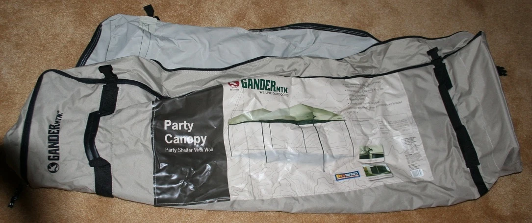 NEW Gander Mountain Party Shelter Heavy Duty Carry Bag Original