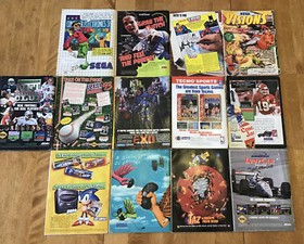 Sega Visions Game Magazine LOT OF 13 ISSUES - Great Mix of Old and New