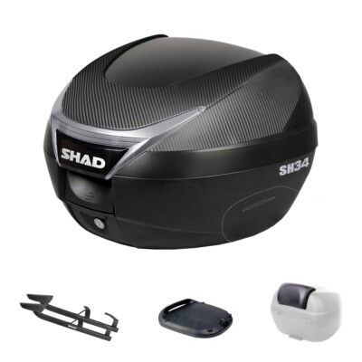 SHAD Koffer Kit SH34 + Gepäckträger Für HONDA 300 CBR R 2011-2016