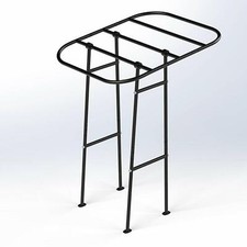 MAJOR Black Bimini T-top Fishing Boat Tower Rack Centre Shade / Cover / Canopy