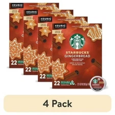 Starbucks Coffee K-Cup gingerbread, 88 K-Cups expired april 2025